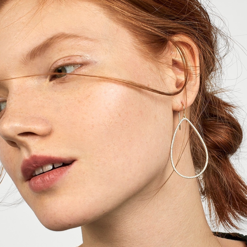 BAUBLEBAR - SOLARE 18K GOLD PLATED HOOP EARRINGS